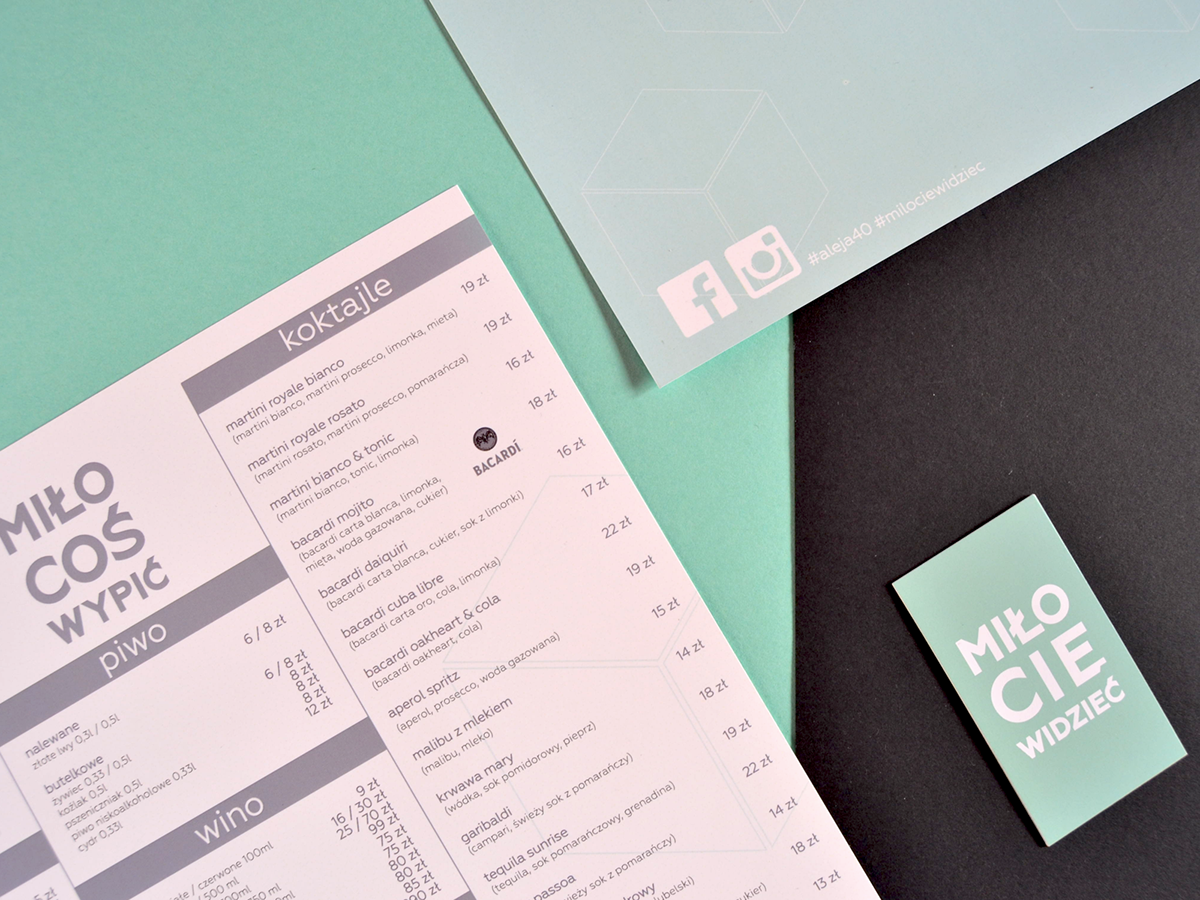 business card menu DesignMenu restaurantdesign wizytówki restauracja