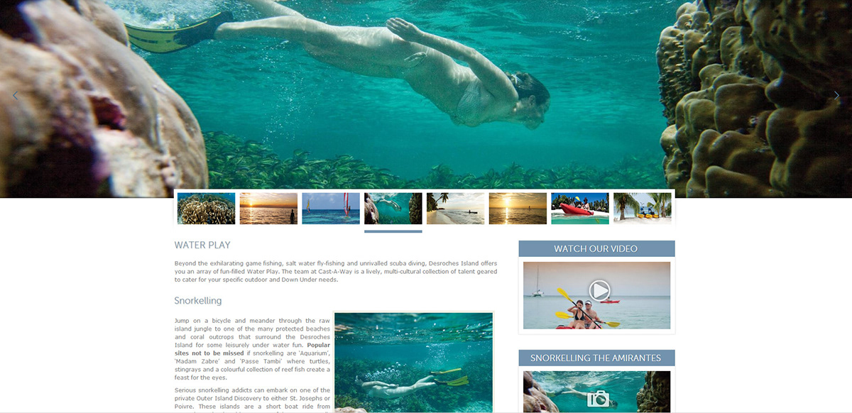 Seychelles island resort Private Island Holiday Website vacation website remote location Island 5 start hotel