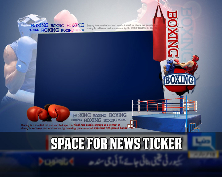 iza Aslam iza aslam Boxing Players ring blue Pakistan lahore game Dunya TV red news channal