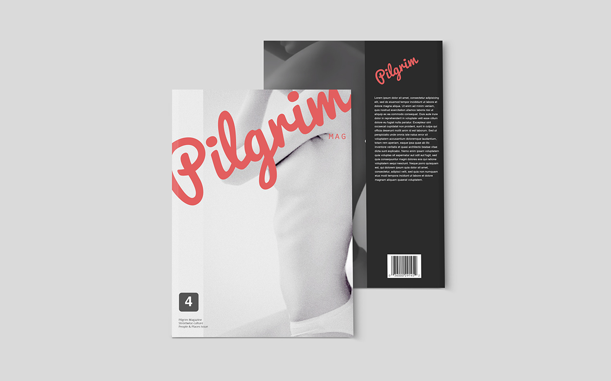 Magazine and editorial design mockup