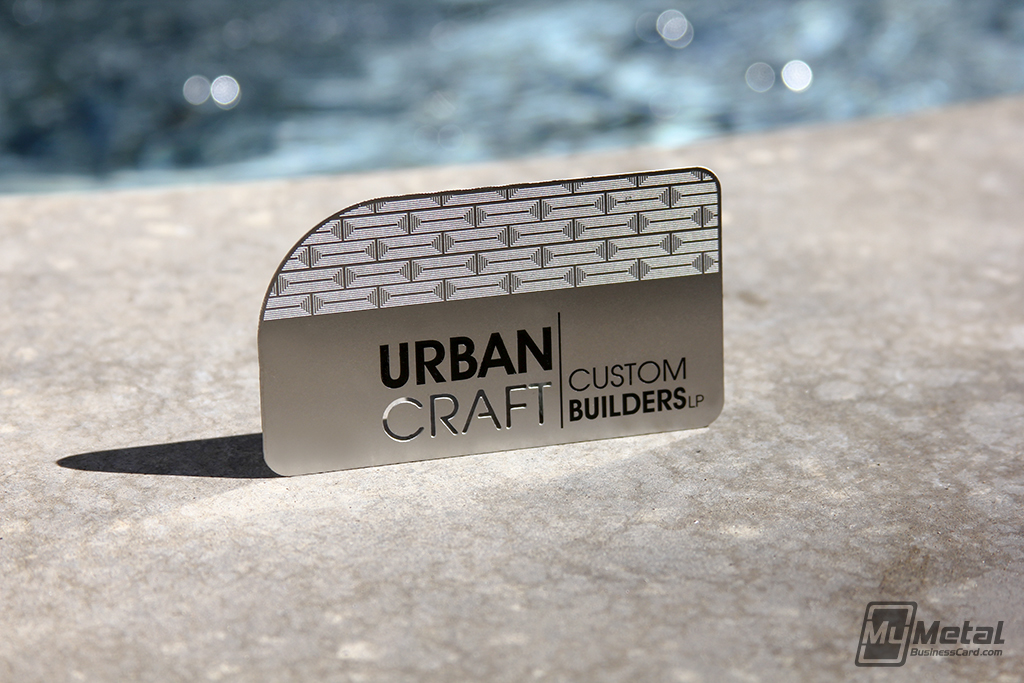 stainless steel metal card metal business card business card builders Urban craft