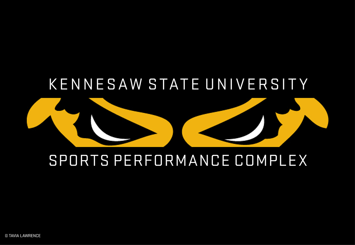 kennesaw kennesaw state university Performance athlethic sports Education healthcare Mediacal  academic heritage nuitrition training environmental graphics Tavia Lawrence graphics