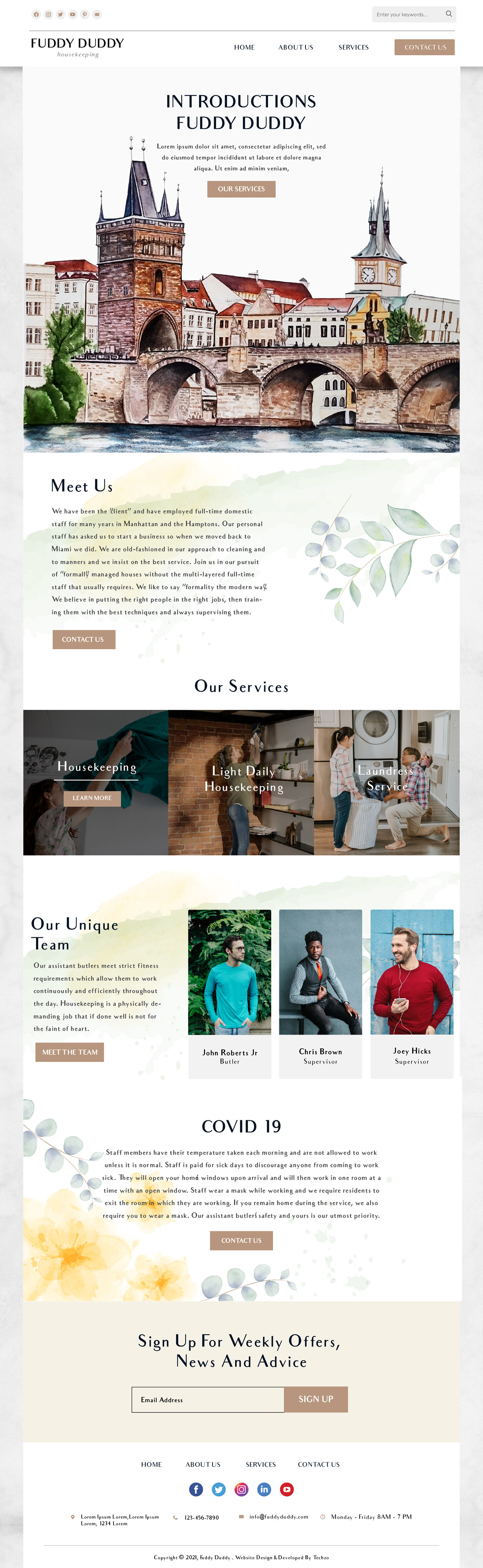 Figma Home services landing page ui design UI/UX ux Web Design  Website wordpress