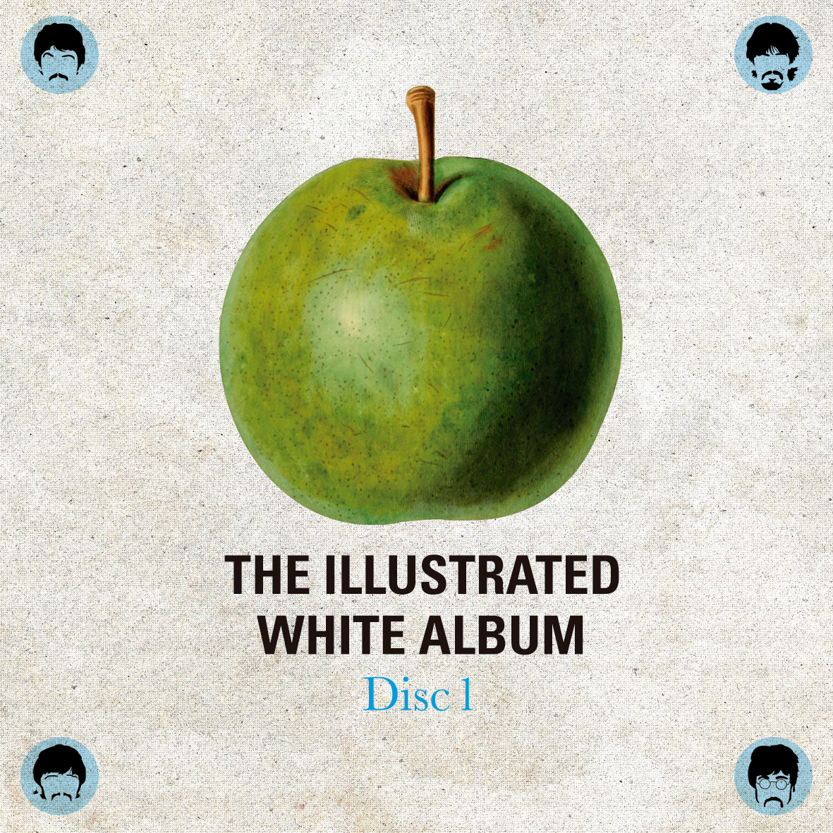 collage the beatles white album 60's Digital Collage series sistema John Lennon Paul McCartney George harrison ringo starr rock vintage Retro ilustracion