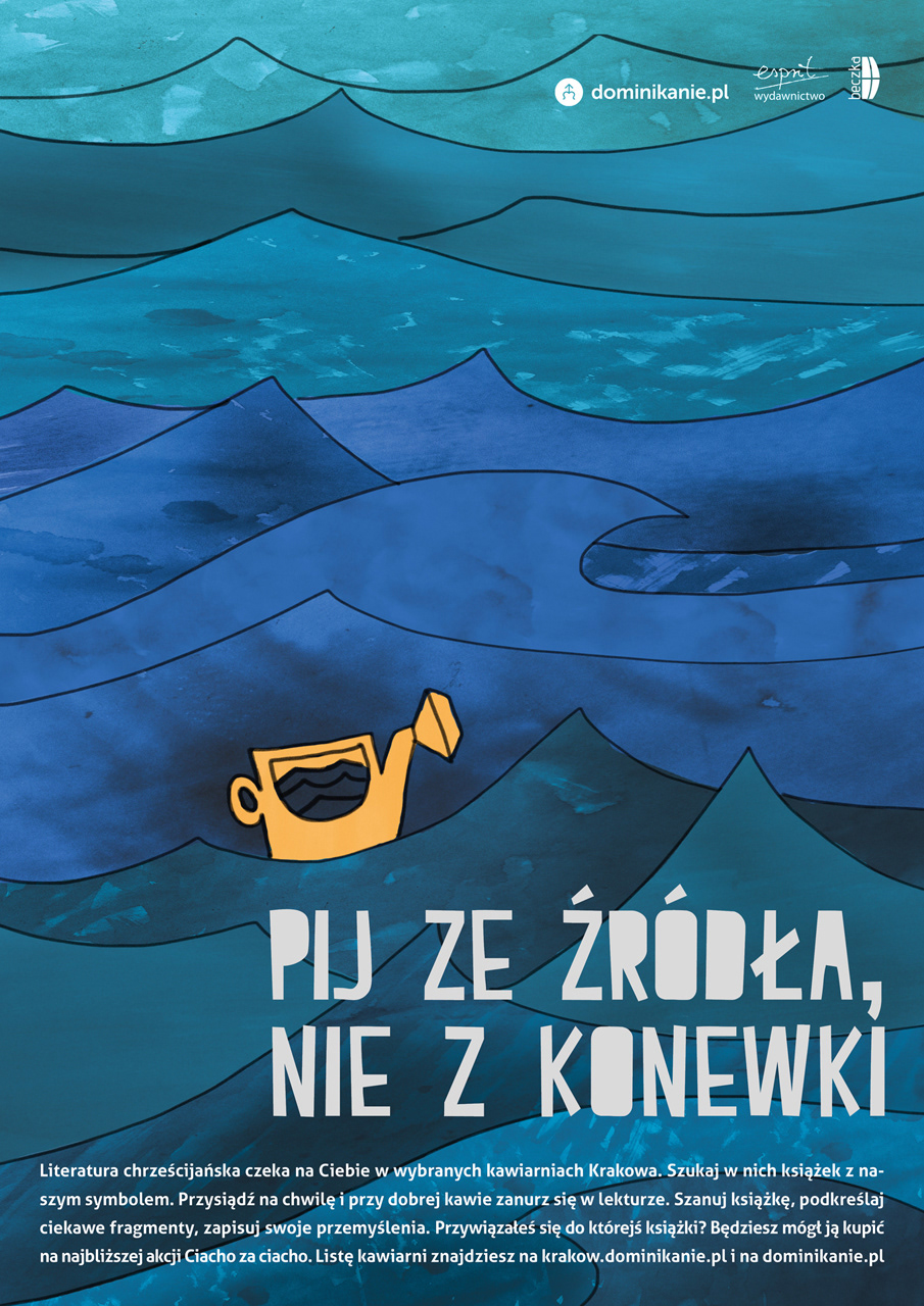 Lent poster plakat post krakow dominikanie beczka