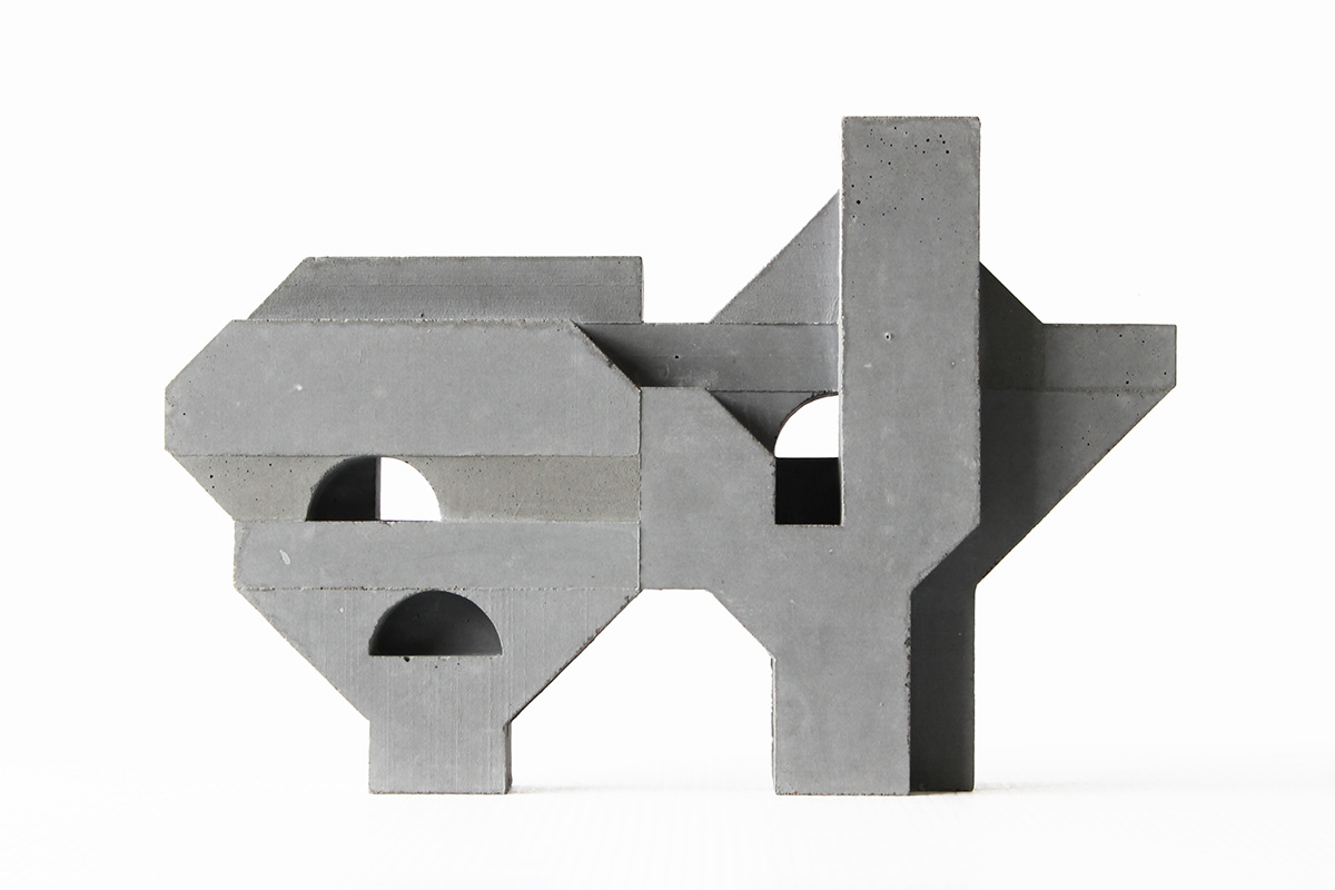 arches architecture Brutalism Brutalist cement concrete design LEGO modern sculpture