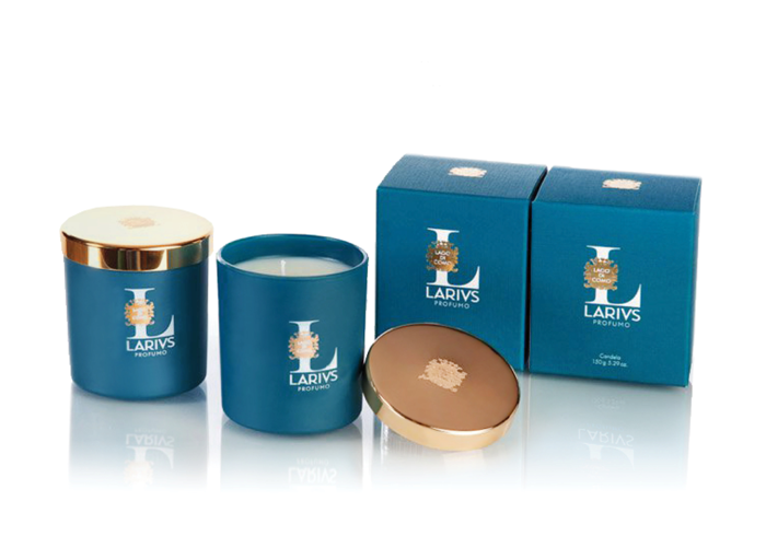 Larivs Profumo Fragrance Logo Design Identity Design candles perfume lake como