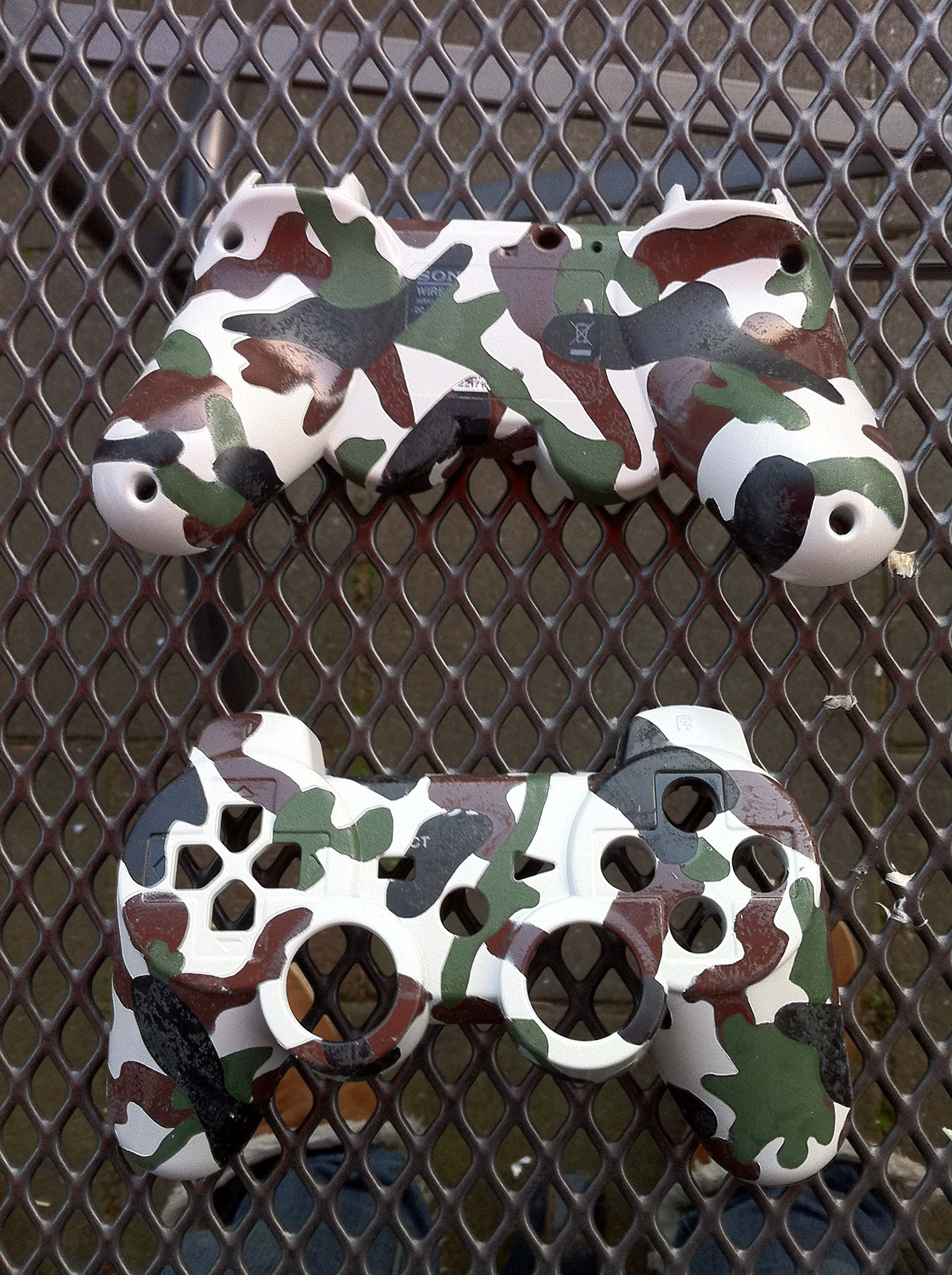 playstation controller camouflage army