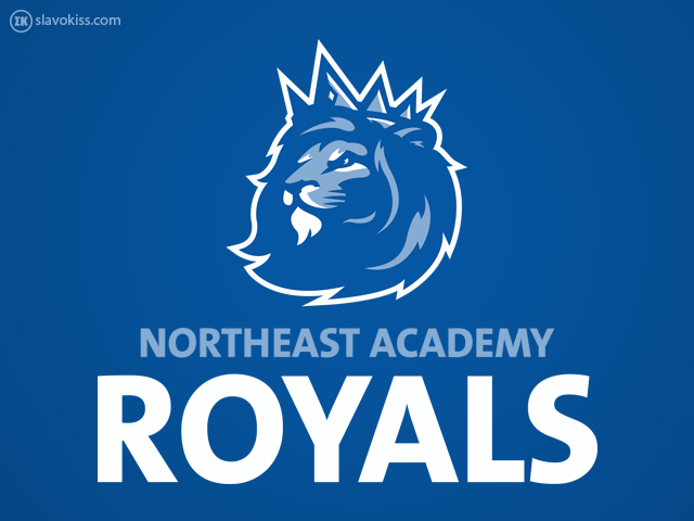 Slavo Kiss Sigma Kappa Brands Northeast Academy Royals sport sports athletic college school lion logo