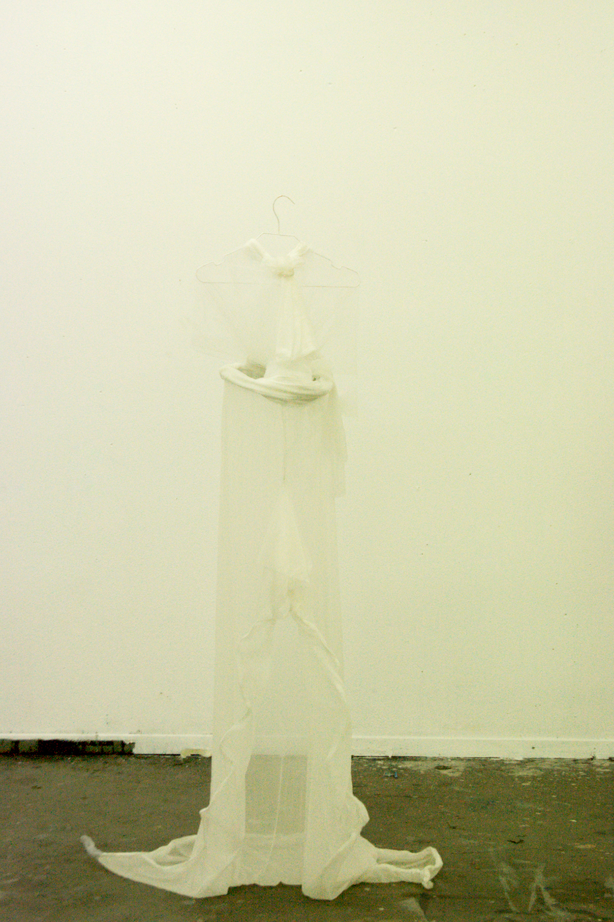 fashion installation Art Installation dresses installation installations transparent White dress