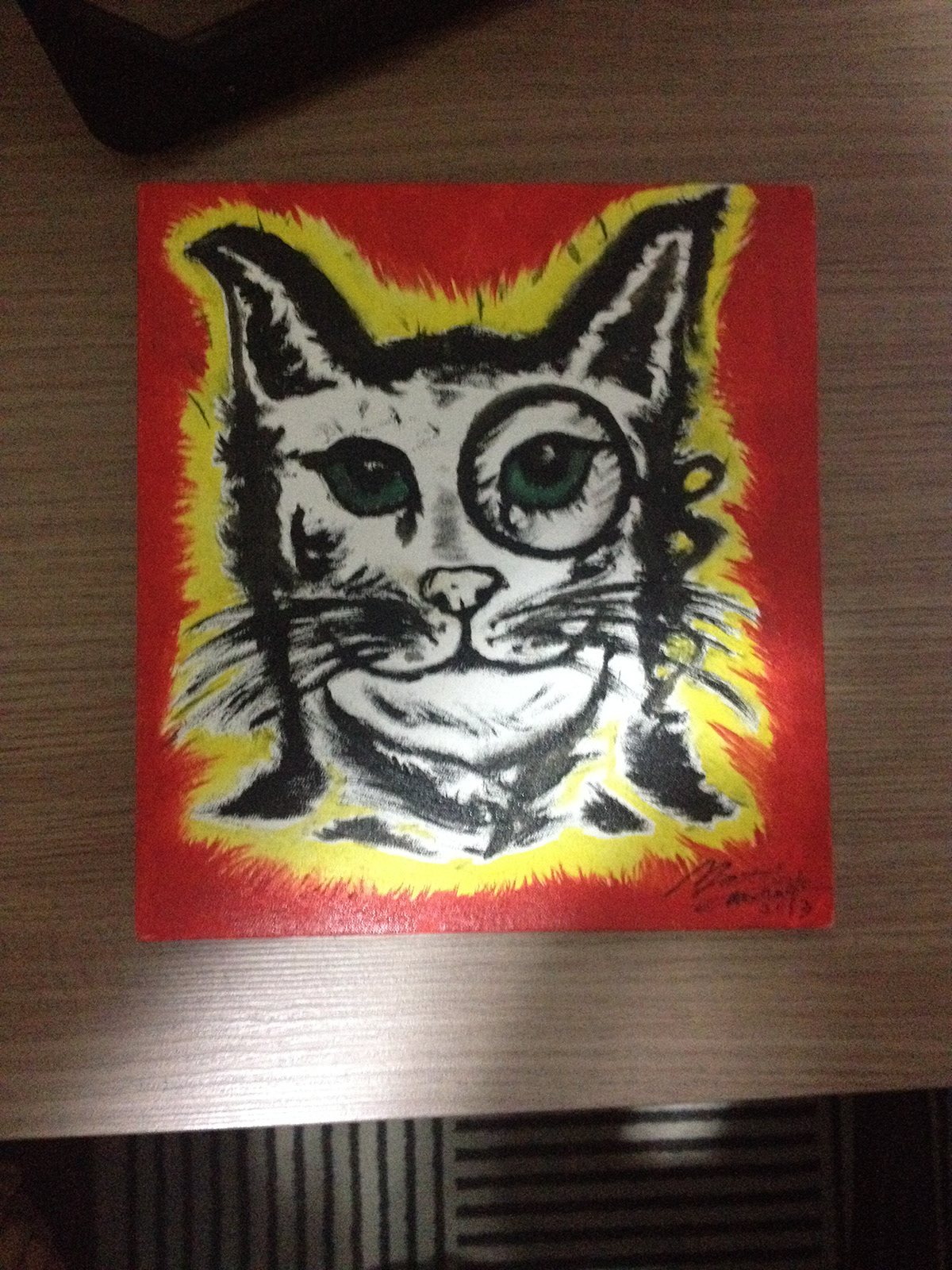 cats fast painting  