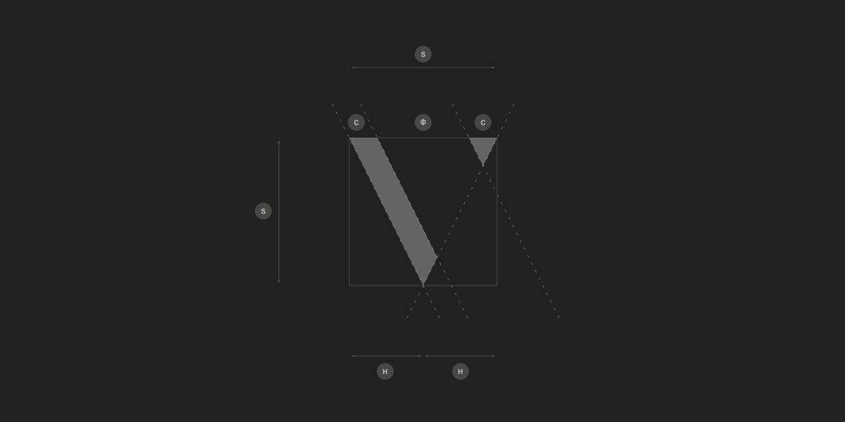 monogram mark logo minimal modern Didone Typeface letter