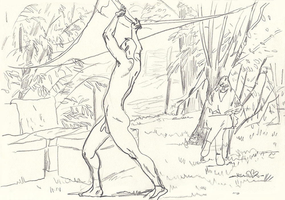 model sketches drawing from life en plein air Drawing  figurestudy posing expressive line drawing Quick Sketches