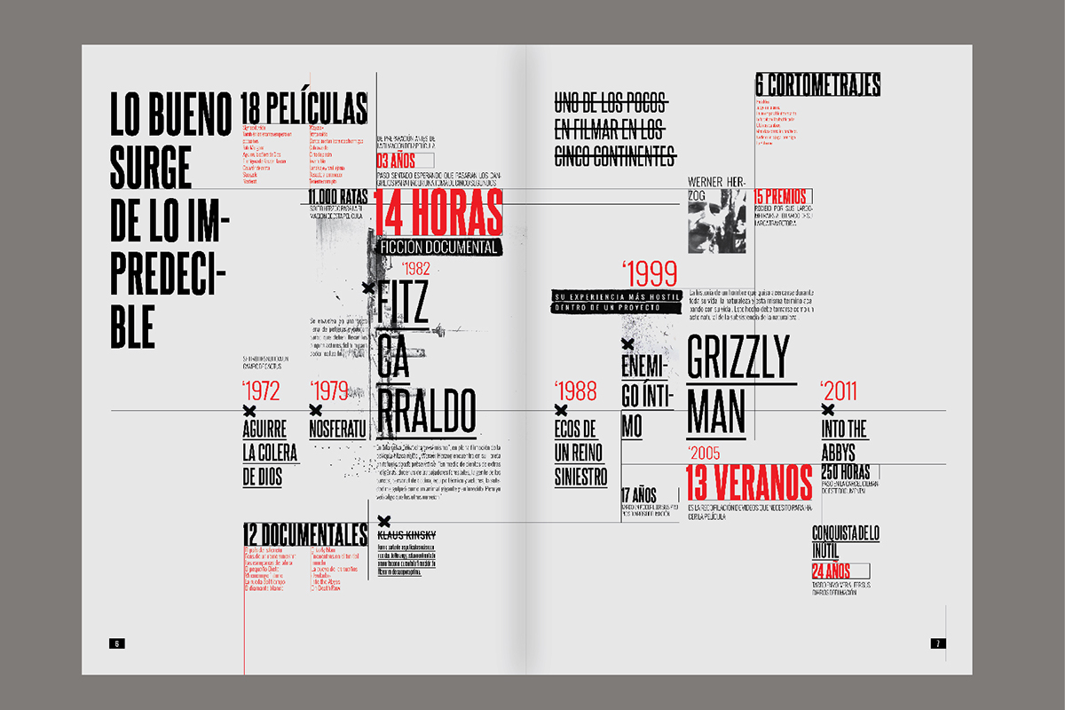 editorial Gabriele editorial work magazine revista type grid