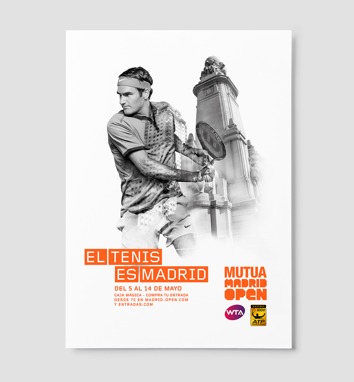 tennis open madrid Nadal spain double exposition djokovic federer serena