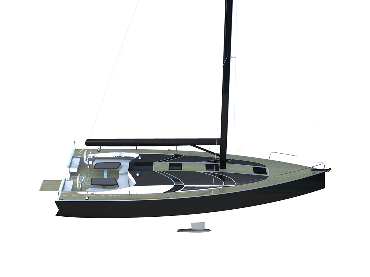 sailing sailing yacht Yacht Design Saling Yacht Design concept design