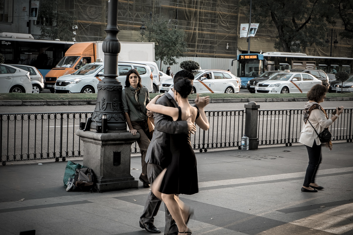 artistic couple DANCE   dancing madrid Photography  Street street photography tango Urban