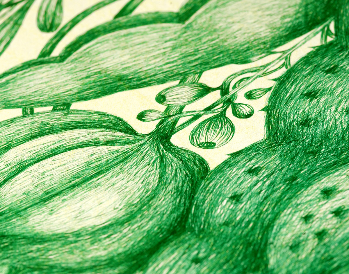 Easy Sketch Pen Drawing for Kids Stock Image - Image of green, design:  194638419
