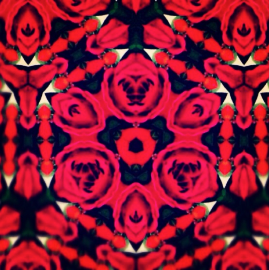 pattern photo manipulation iphone flower instagram art trip trippy psychedelic CMYK