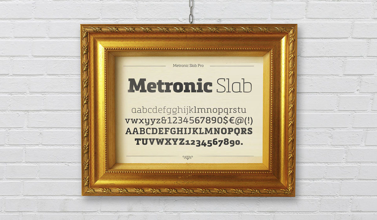 slab slab serif typedesign mostardesign Metronic icons opentype features otf fonts Display Headline magazine masculine Monolinear