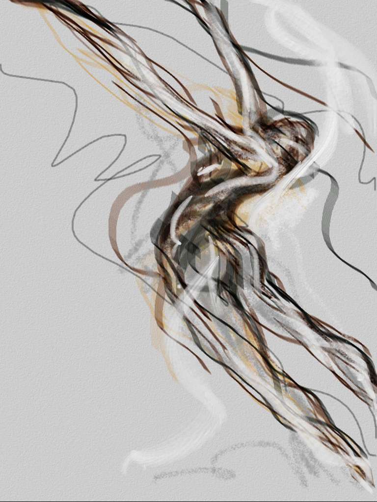 Ipad skech Dynamic Expression figure movement