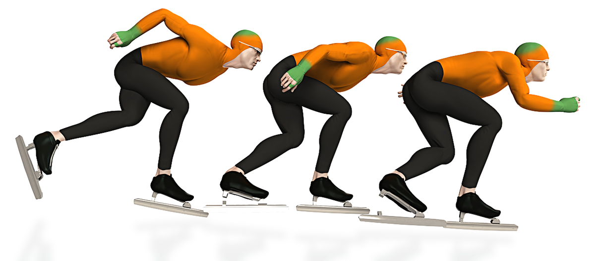 CGI infographics information graphics Olympics Winter Games Long speed skating modo Illustrator visual storytelling sports ice speed ice Skating graphic visualization