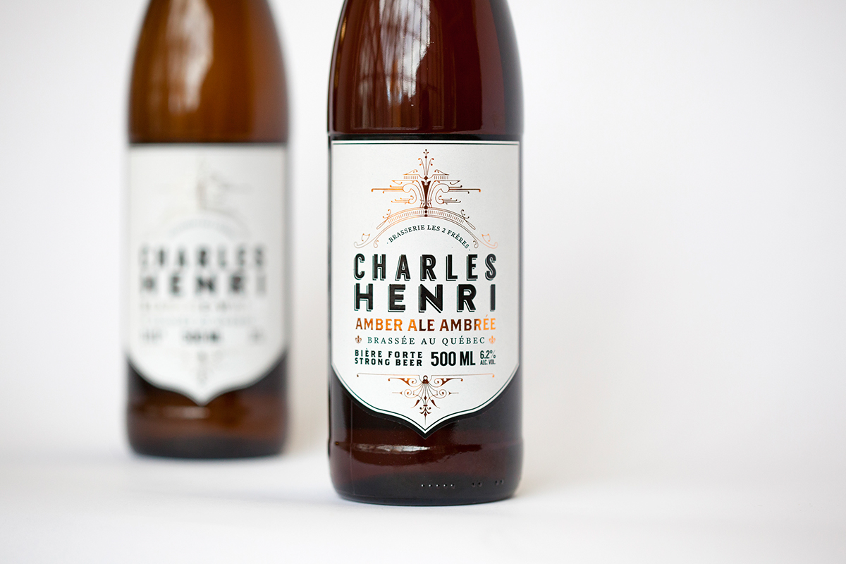 bière Charles Henri Design grahique
