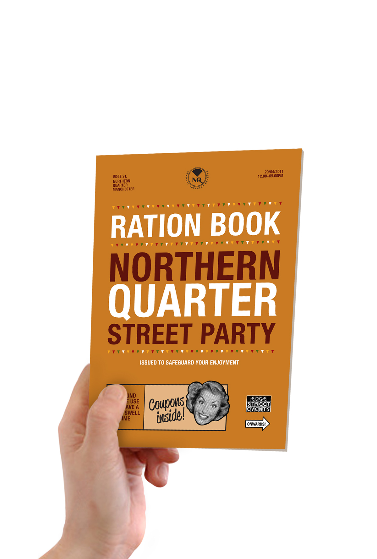 Adobe Portfolio brochure Northern Quarter manchester guide book street party