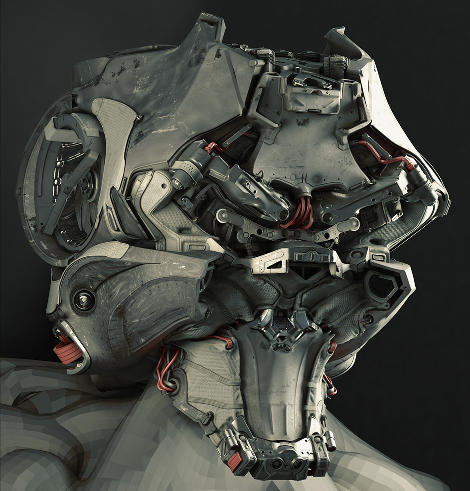 sci-fi Character robot mech droid Synthetic Military