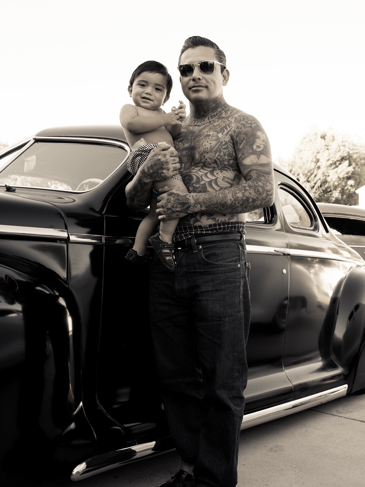 Adobe Portfolio Rockabilly lifestyle people portraits tattoos Cars Classic customcars Outdoor vintage Style California