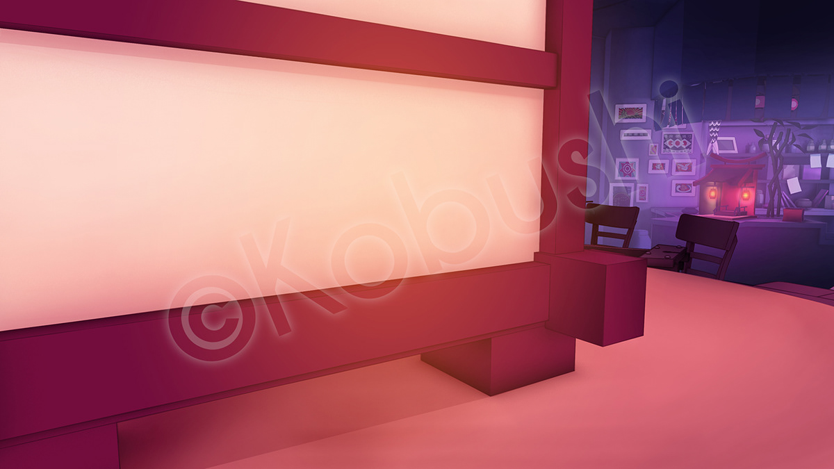 kobushi Layout outilne 3ds set design background tv Show zagtoon