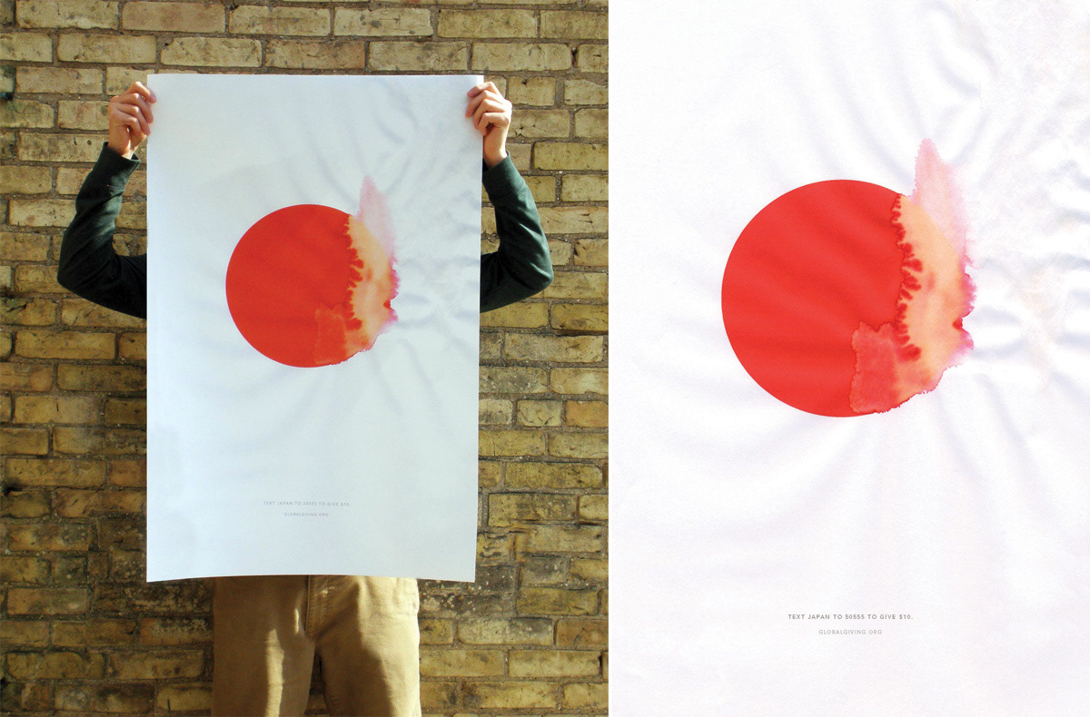 japan support relief poster