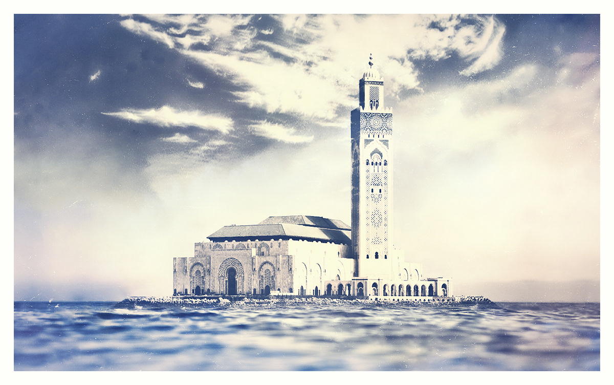 Casablanca Mosquée hassan 2 islam Maroc Morocco Moroccan Arab artisanat