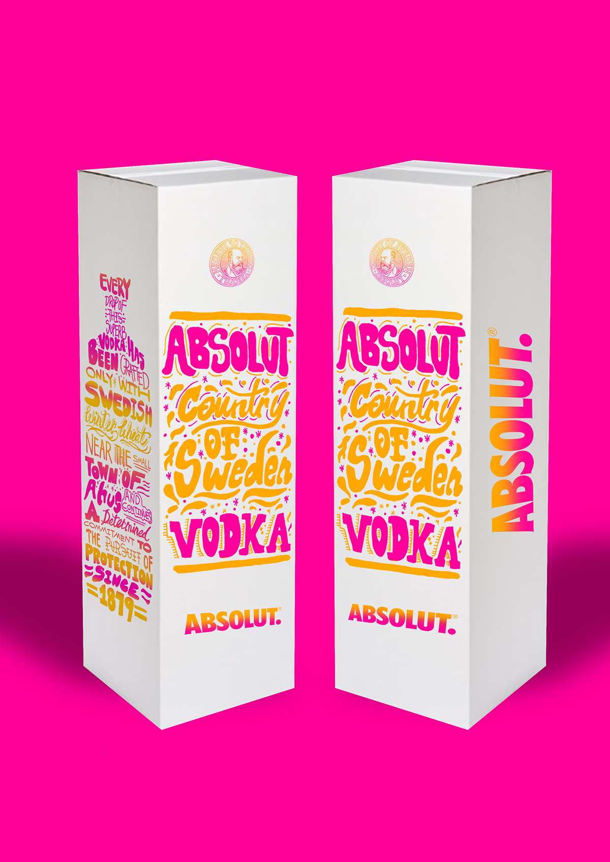 Vodka absolut Typeface types lettering handletter