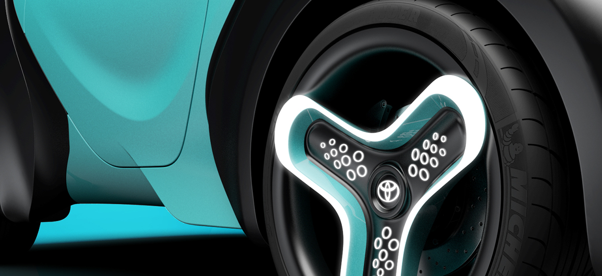 digital design car modeling automitive design toyota Lexus modeling rendering 3D Maya Alias cad