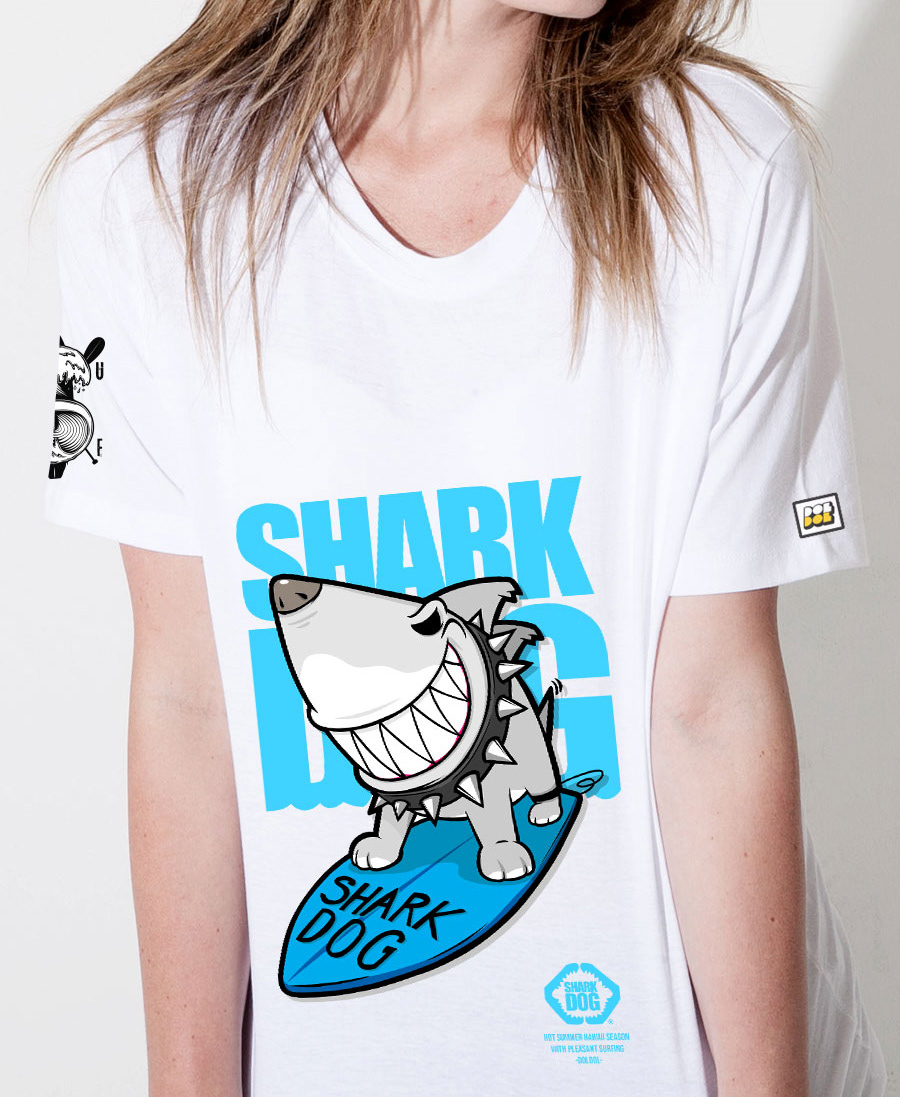 sharkdog shark dog characterdesign doldoldesign Surf HAWAII Character surfing 샤크독