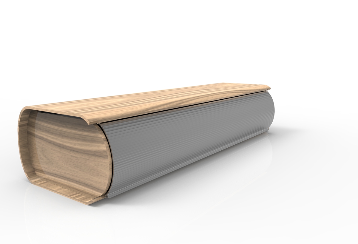 seating storage Bent plywood
