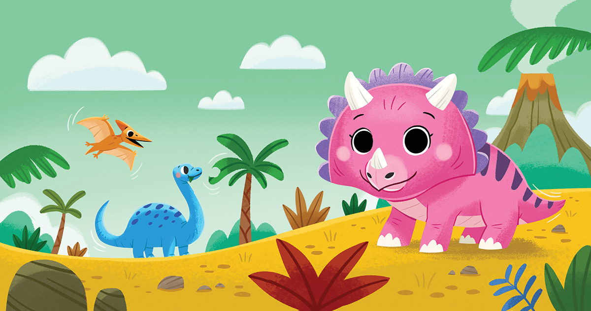 board book Character design  children publishing children's book children's illustration cute Dinosaur publishing   safari underwater