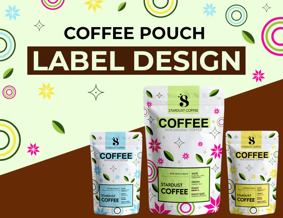 Coffee design Label package Packaging packaging design pouch product design 