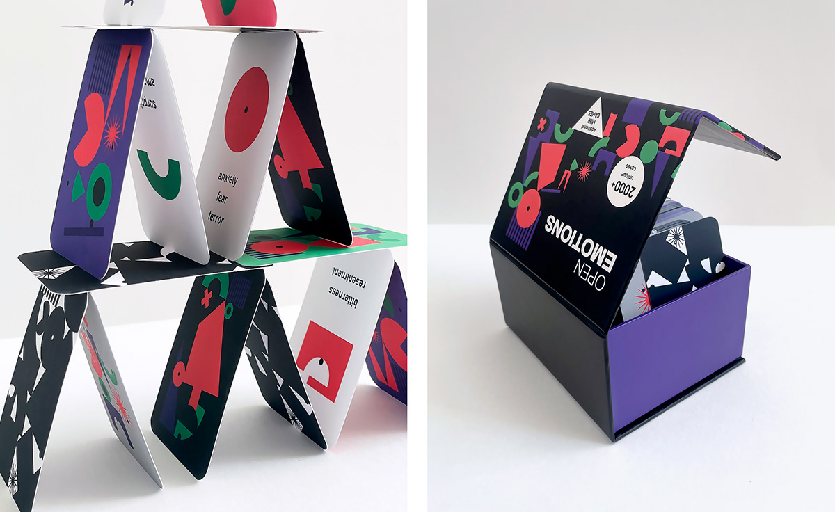 board game emotions psychology visual identity box packaging design package design 