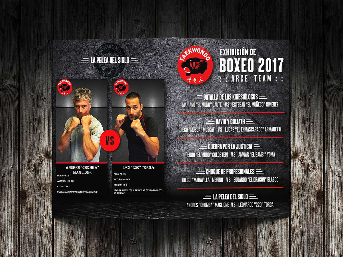 brochure graphic design  banner roller banner boxing exhibition