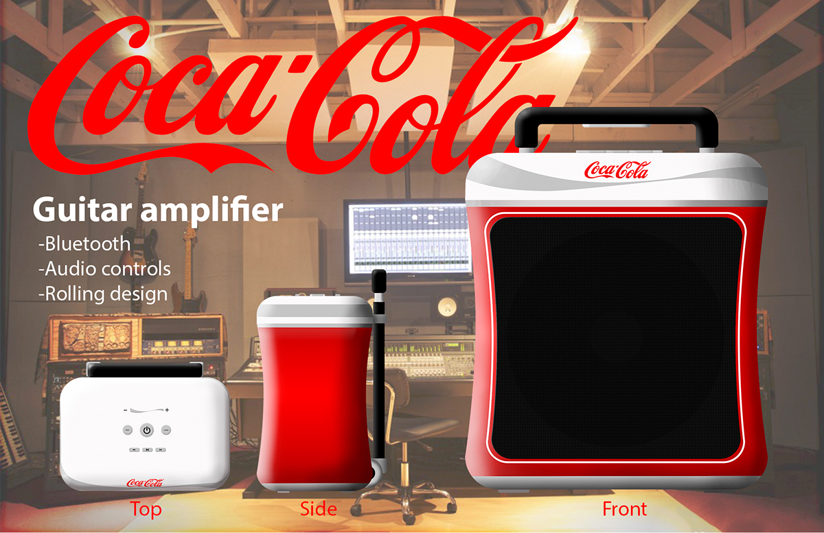 coke Coca-Cola bluetooth speaker soda portable