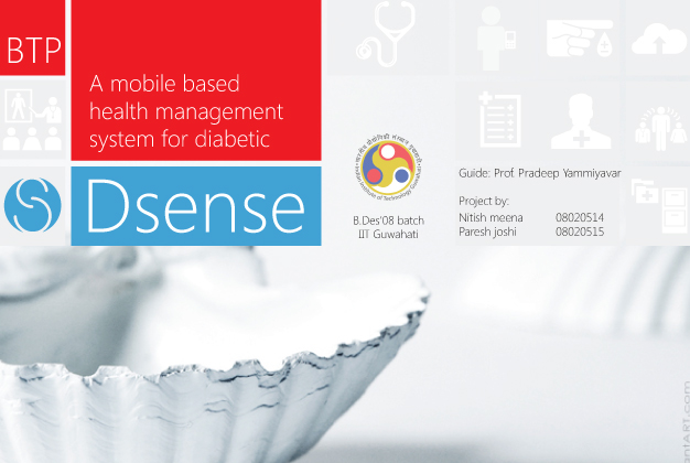 dsense  nitish diabetes Mobile app web app user interface usability testing