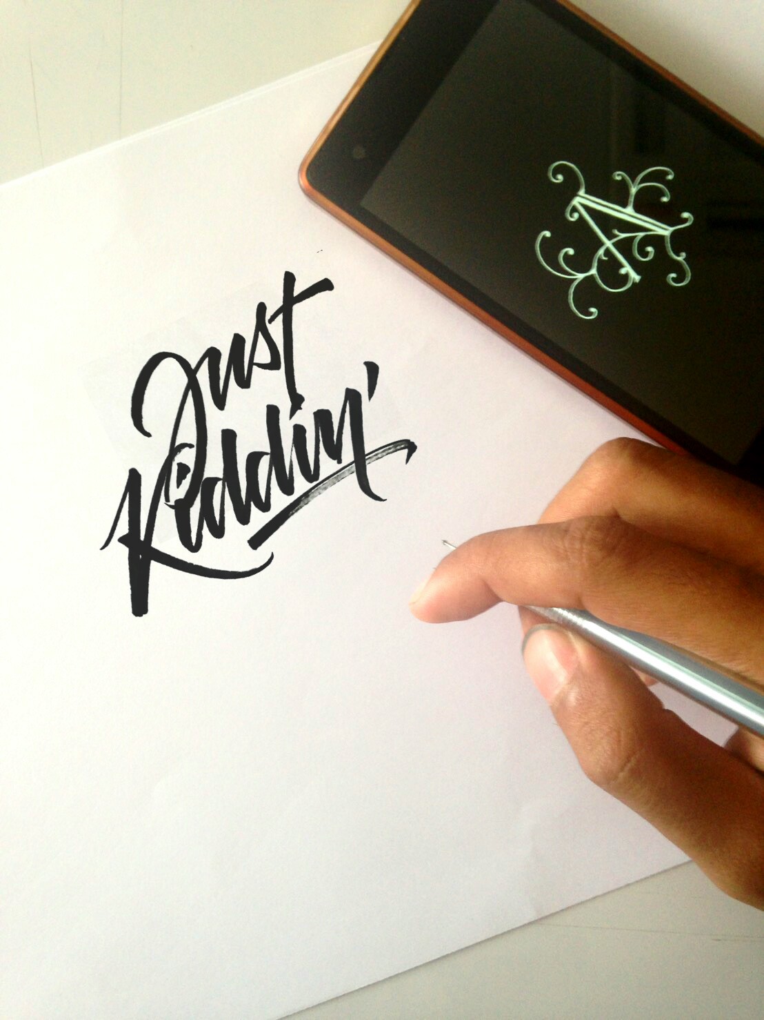 lettering Calligraphy   typography   Handlettering design sketch