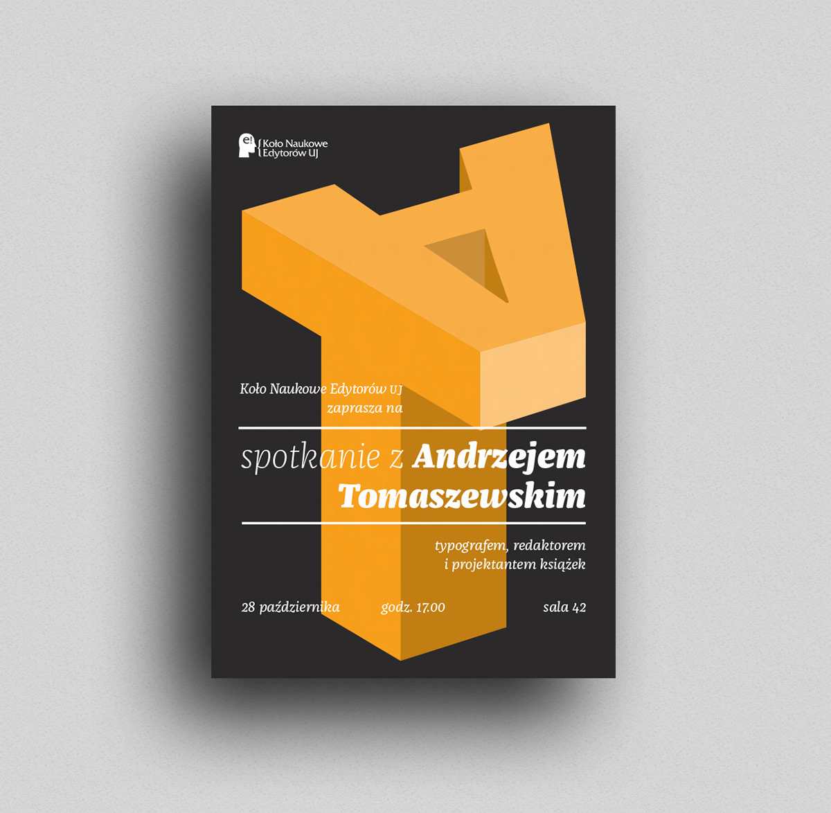 poster andrzej tomaszewski typography  