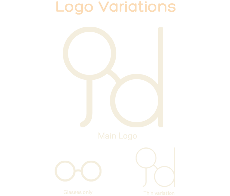 personal branding Personal Brand personal logo logo Logo Design glasses personal design Branding Package brand packaging