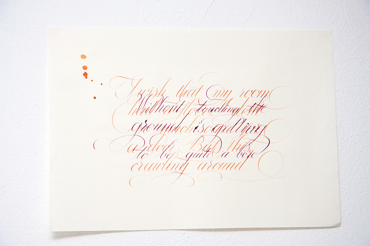 Calligraphy   Limerick copperplate