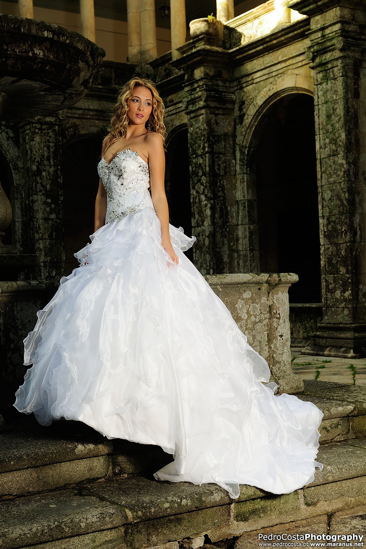 catalog  MODEL wedding dresses  monastery  fashion  beauty  bride