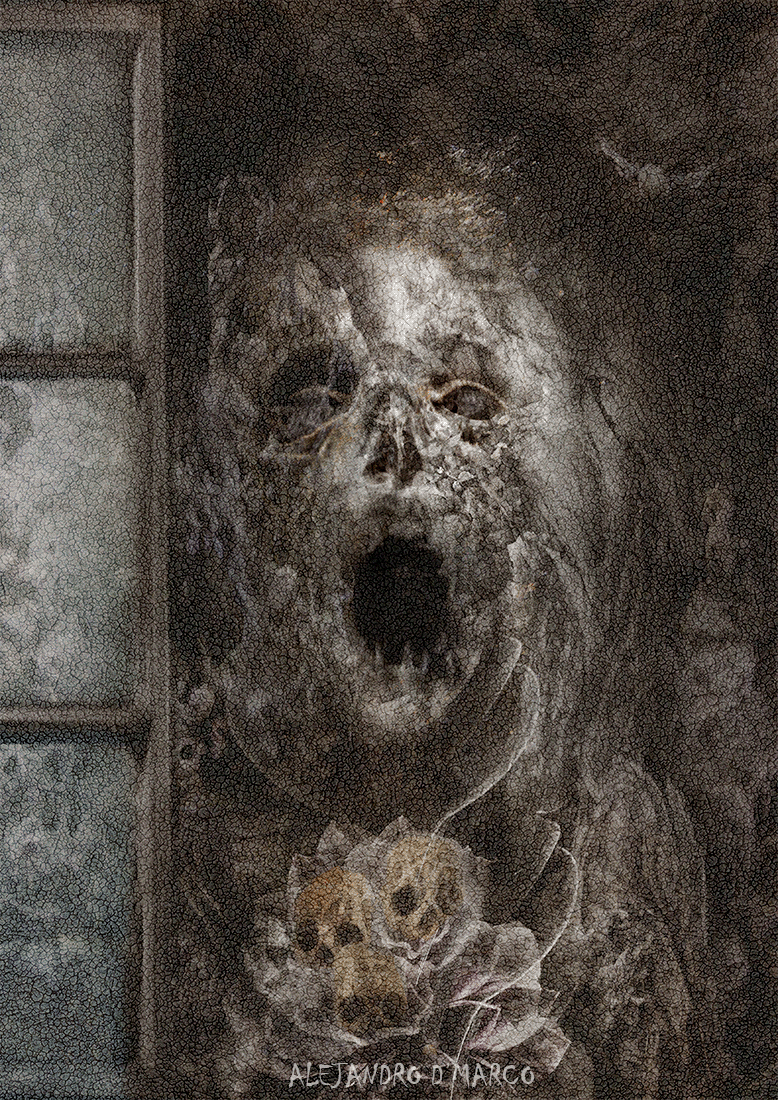 creature creepy dark ghost horror macabre monster weird