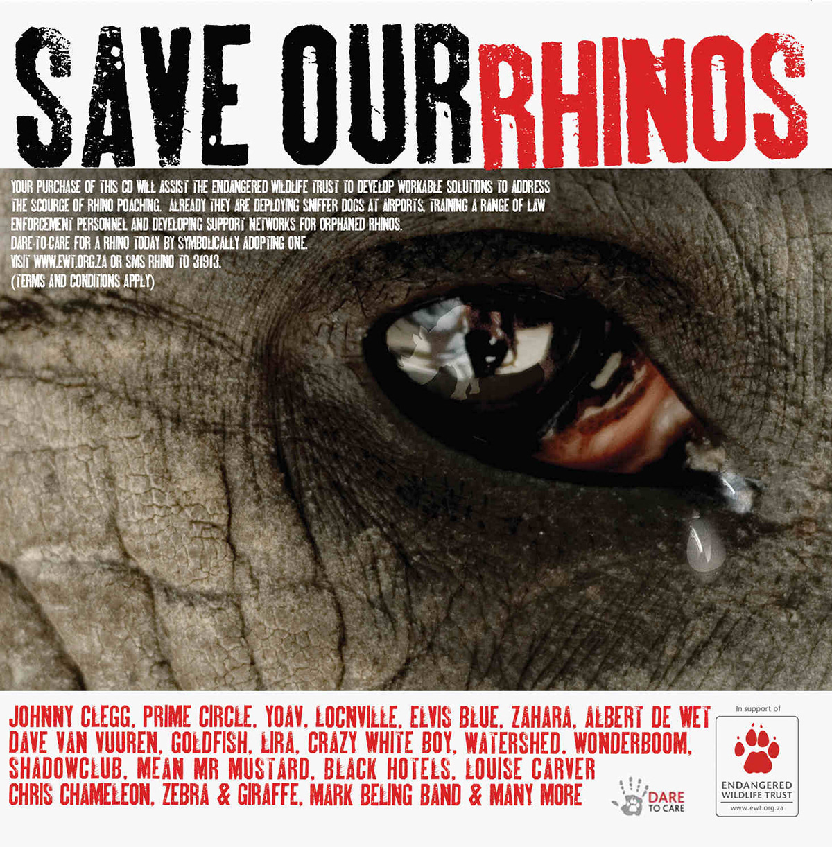 Mean Mr Mustard Save Our Rhinos compilation album South African Artists